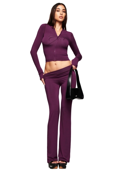 I Am Gia BLARE TRACKPANT - PLUM - XXS / PURPLE