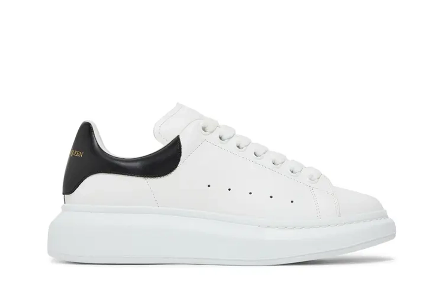 Buy Alexander McQueen Oversized Sneaker 'White Black' - 553680 WHGP5 9061 | GOAT