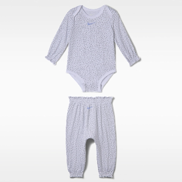 Nike Essentials Baby (0-6M) Mini Spot Printed 2-Piece Set