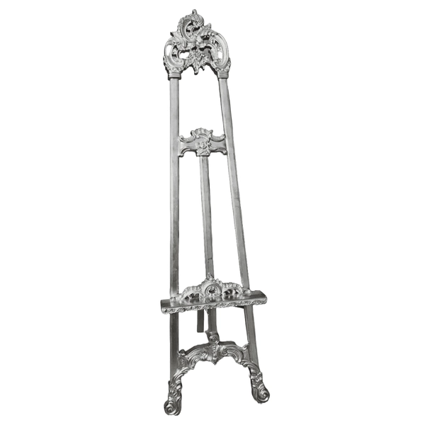 Buy Chrome Ornate Curved Wooden Easel 180cm | Balloons4u