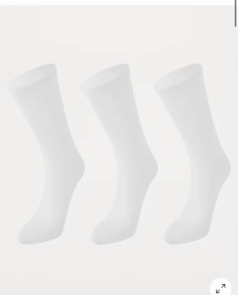 3 Pack Crew Socks Size 9-11