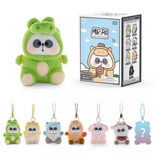 Mr. Pa Animal Limited Company Series Plush Collectible Blind Box Mystery Toy