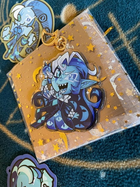 Shadow Milk Cookie Acrylic Keychain