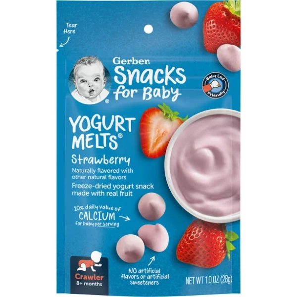 Gerber Snacks Strawberry Yogurt Melts