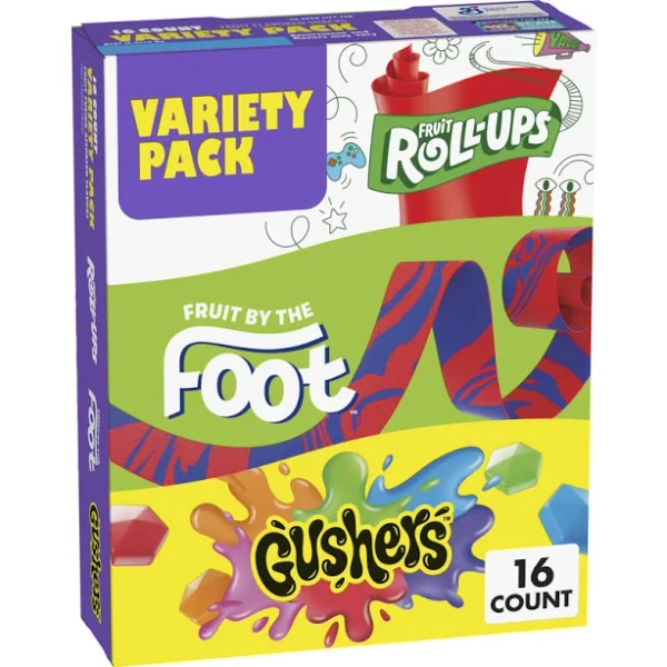Betty Crocker Fruit Roll-Ups Fruit Flavored Variety Pack