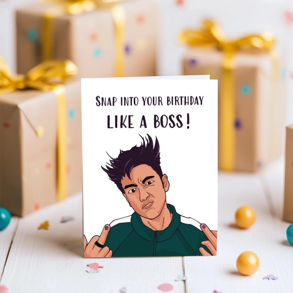 Thanos Birthday Card: Unique Fan Art Card