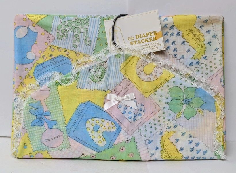 Vintage Jayvee Brand 1980s Baby Diaper Stacker