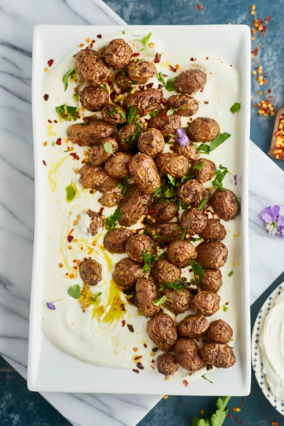 Greek Potatoes with Whipped Feta