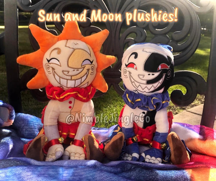 Sun and Moon Plushies! READY TO SHIP