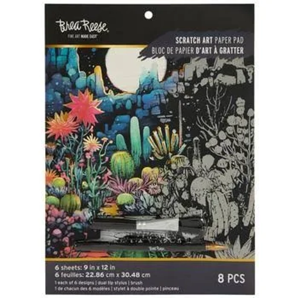 Magical Vista Scratch Art Paper Pad