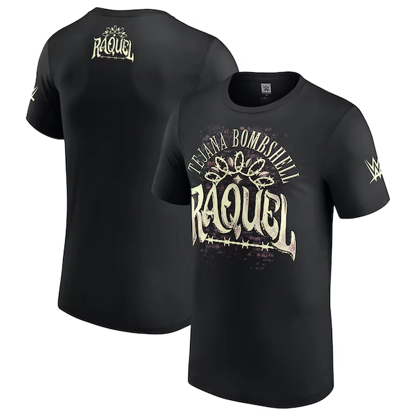 Men's Black Raquel Rodriguez Tejana Bombshell T-Shirt
