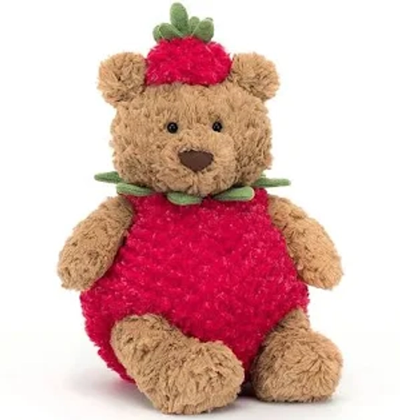 Jellycat Bartholomew Bear Strawberry