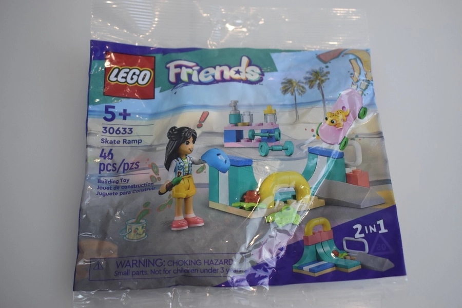 Lego Friends Skate Ramp 30633 Poly Bag Set New Factory Sealed 2023 Retired