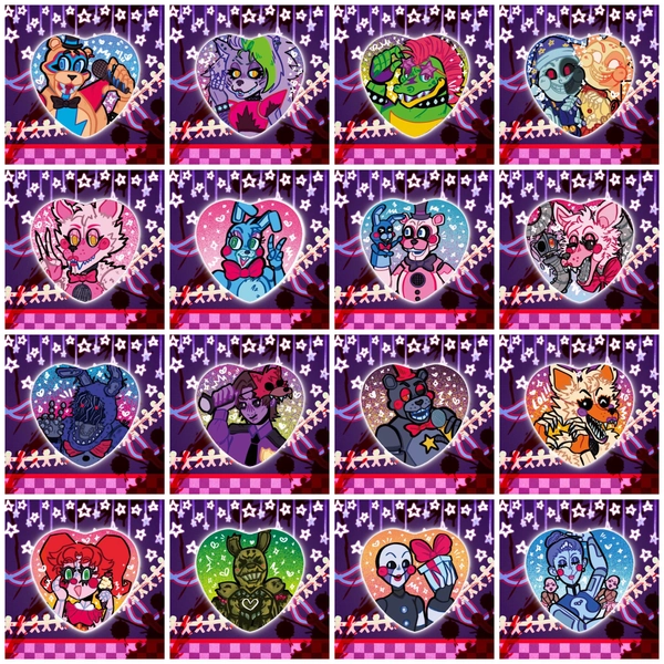 FNAF - Heart badges