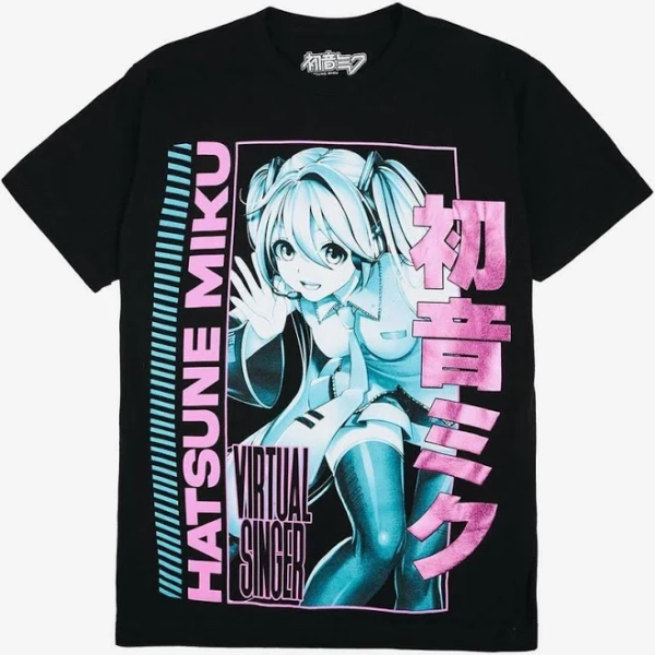 Hatsune Miku Girls Portrait T-Shirt