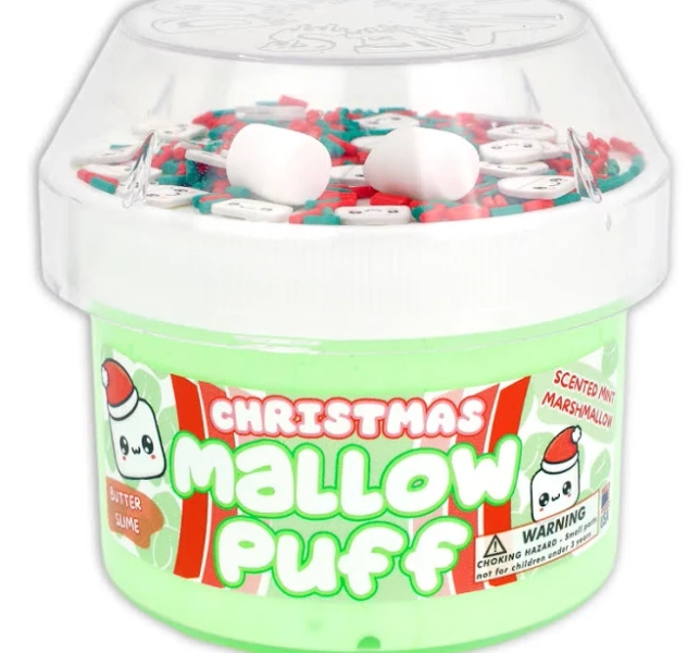 Christmas Mallow Puff Slime