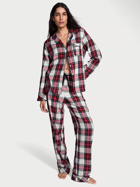 Flannel Long Pajama Set