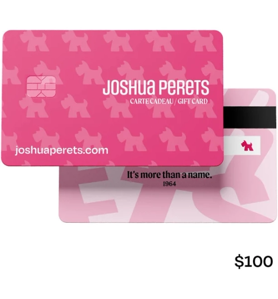 Joshua Perets Digital Gift Card $100.00