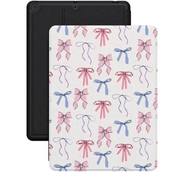 Casely iPad 10.2′′ (7th/8th/9th Gen) Coquette Girlie | Pastel Bows iPad Case