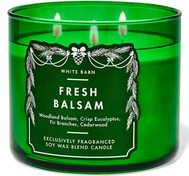 Bath & Body Works Fresh Balsam 3-Wick Candle