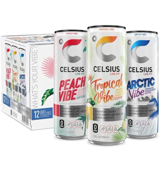 Celsius Vibe Variety Pack Energy Drink