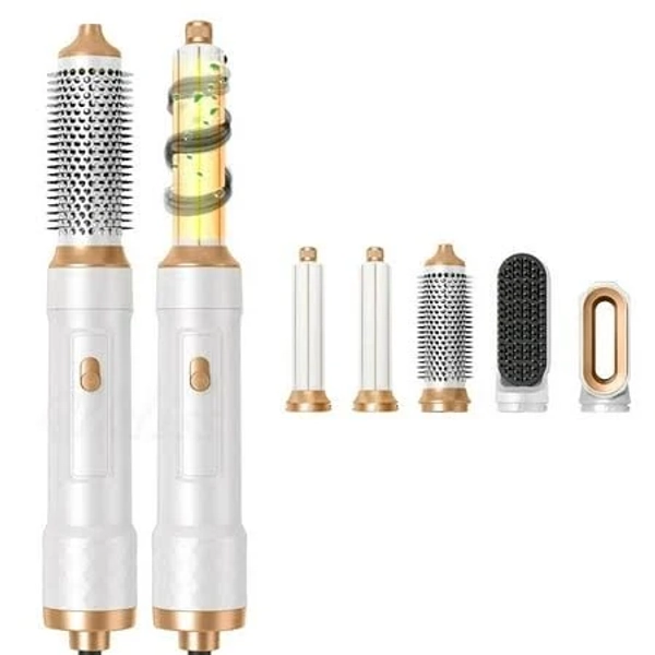 NOBRAND 2024 5 In 1 Hair Dryer Air Brush Wrap Styler Multifunctional Electric Ion Föhn One Step Bladder Brush