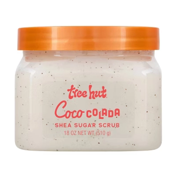 Tree Hut Coco Colada Shea Sugar Coconut Body Scrub - 18oz: Paraben-Free, Sulfate-Free, Contains Vitamin C, Vegan