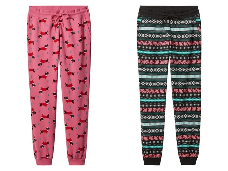 Pantal&oacute;n de ch&aacute;ndal navide&ntilde;o para mujer