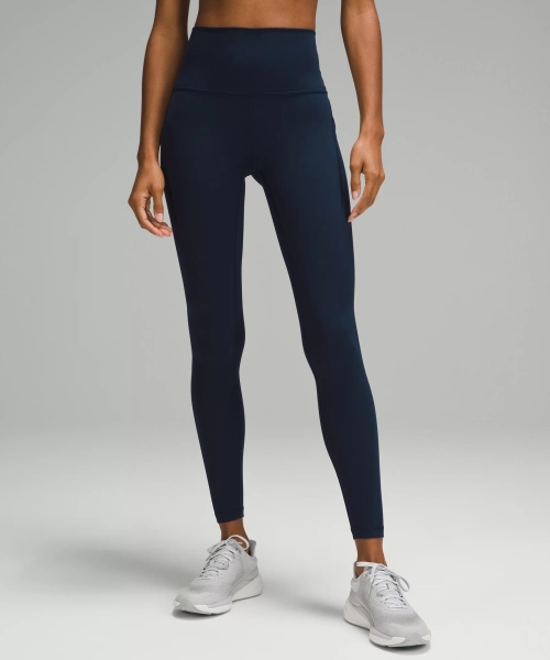 Wunder Train High-Rise Tight with Pockets 28" - True Navy - 2