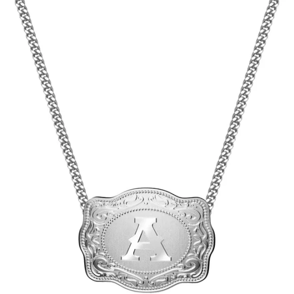 Spurwest Custom Initial Mini Belt Buckle Necklace