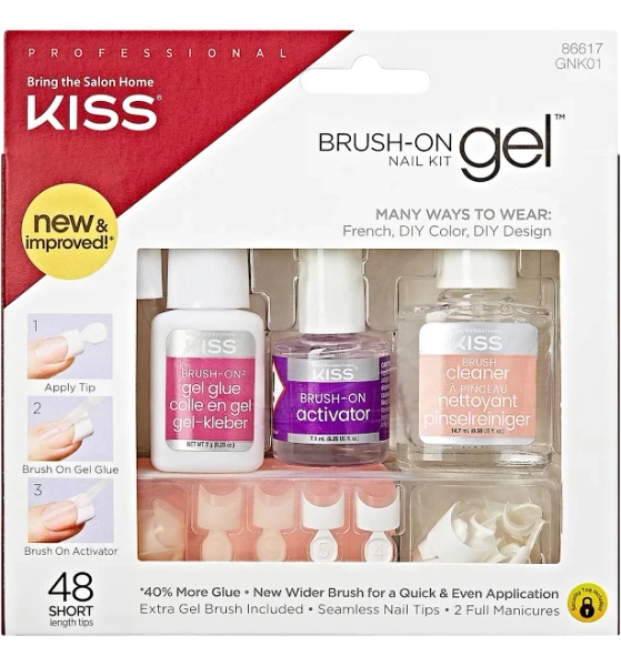 Kiss Brush-On Gel Nail Kit