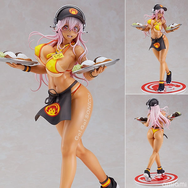 (Pre-owned ITEM:A-/BOX:B)Super Sonico Bikini Waitress Ver. 1/6 Complete Figure(Released)