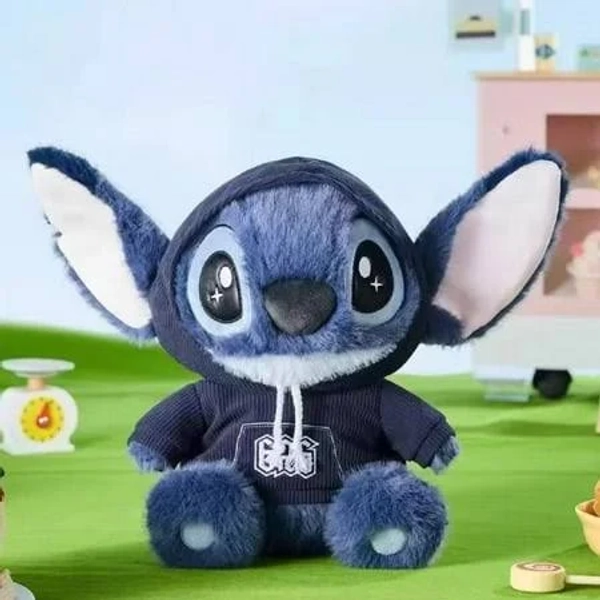 New style sweater Stitch plush toy pendant Stitch battle plush doll cute doll, Blue