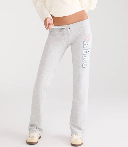 Aeropostale Women's Fit and Flare Sweatpants