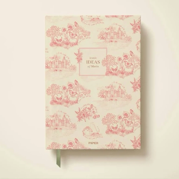 Hardcover Lined Notebook Enchanted - Pink - Personalized Journal