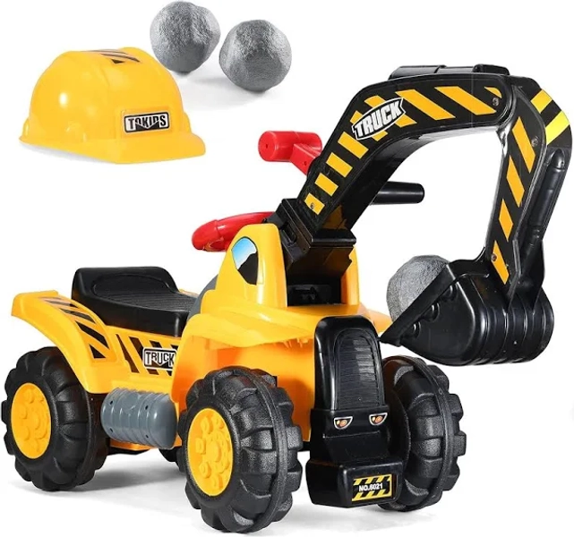 Costway Kids Excavator Ride On Digger Toy