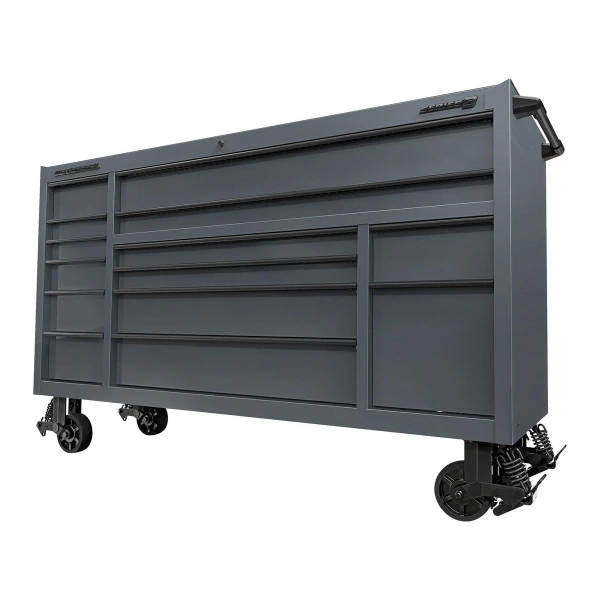 72 in. x 22 in. Triple-Bank Roll Cab, Series 3, Slate Gray