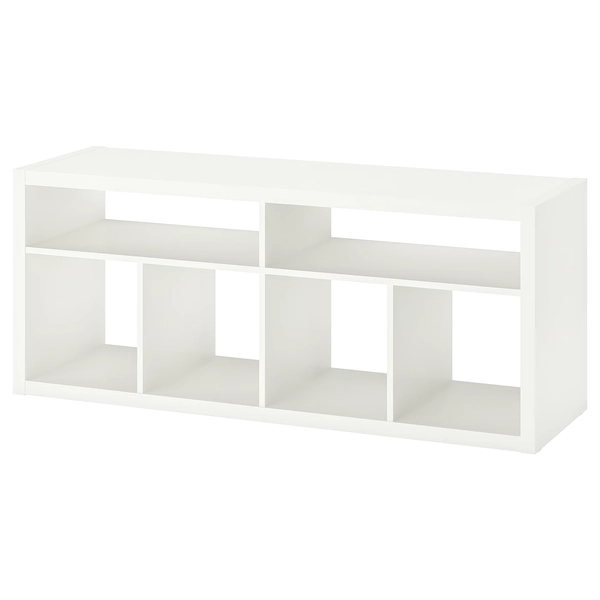 KALLAX Banc TV - blanc 147x60 cm