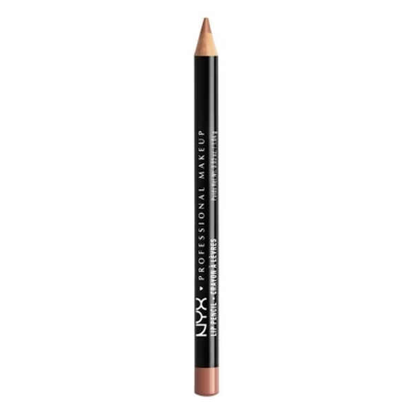 NYX Professional Makeup Long-Lasting Slim Lip Pencil - Creamy Lip Liner - Natural - 0.03oz