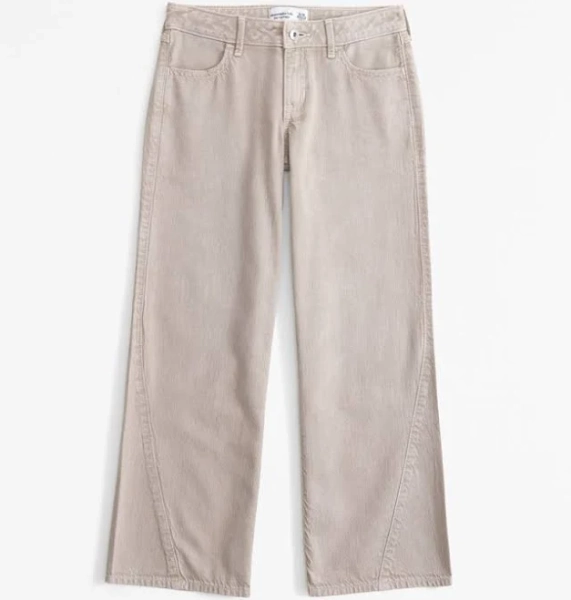 Abercrombie Kids Girls Low Rise Baggy Jeans