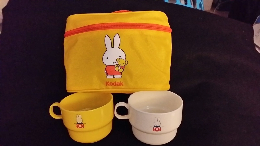 MIFFY CUPS w/ zipper BAG from Japan