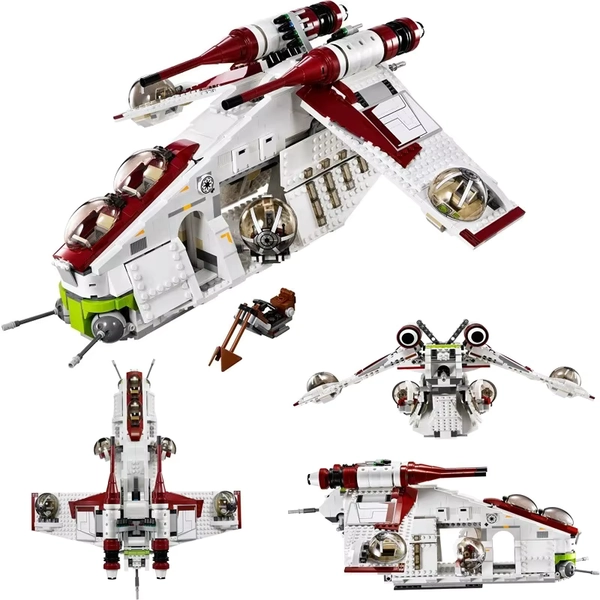 Hot Toys 1175pcs Compatible With 05041 Republic Dropship Gunship Building Blocks 75021 Bricks Toys For Children Christmas gift - AliExpress 