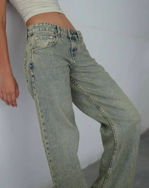 Low Rise Parallel Jeans