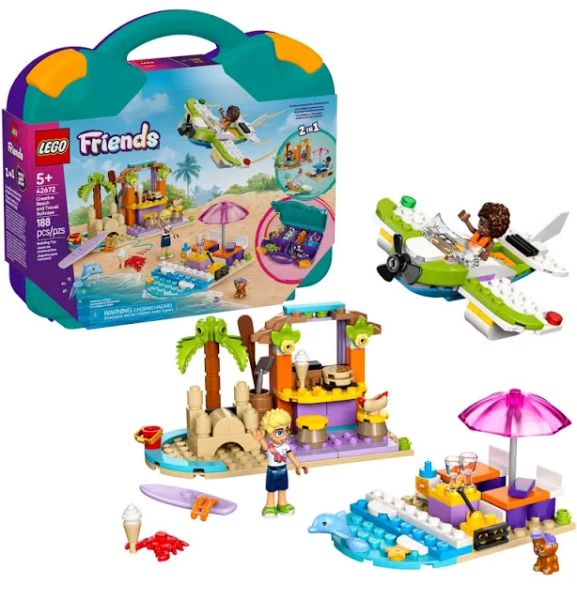 LEGO Friends Creative Beach and Travel Suitcase