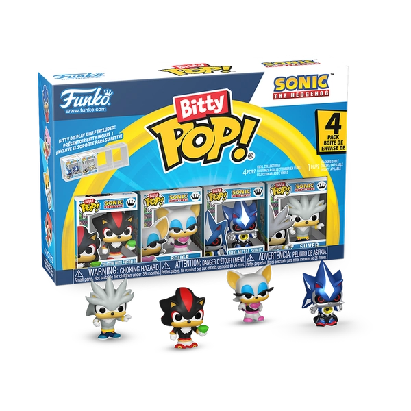 Bitty Pop! Sonic the Hedgehog 4-Pack Series 1