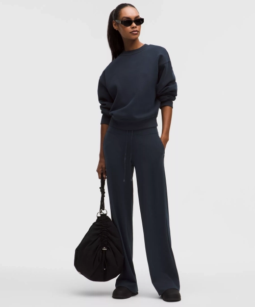 Groove Wide-Leg High-Rise Pant *Regular - True Navy - 8