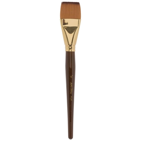 Gold Taklon Flat Paint Brush