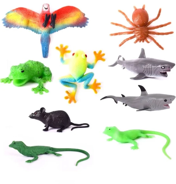 Toymendous Lifelike Animals Squishy Sand Filled Novelty Toys