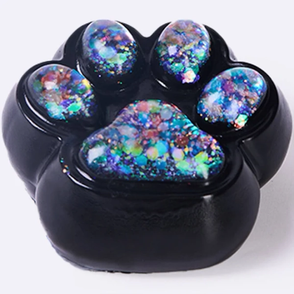 TABASQUISHY Black-Bling Paw Taba Squishy Squeeze Toys