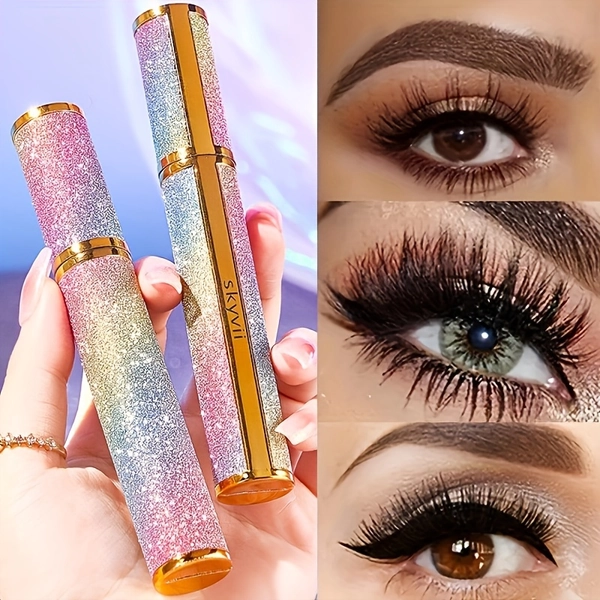 Starry Night 4D Mascara - Waterproof, Long-Lasting & Volumizing Black Formula for All Skin Types - Perfect Gift Idea